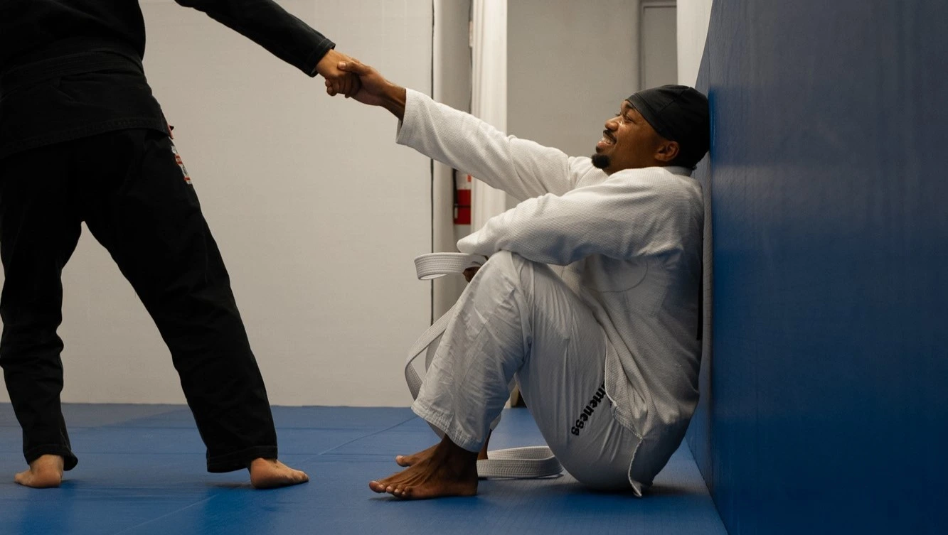 Adult Jiu-Jitsu practice