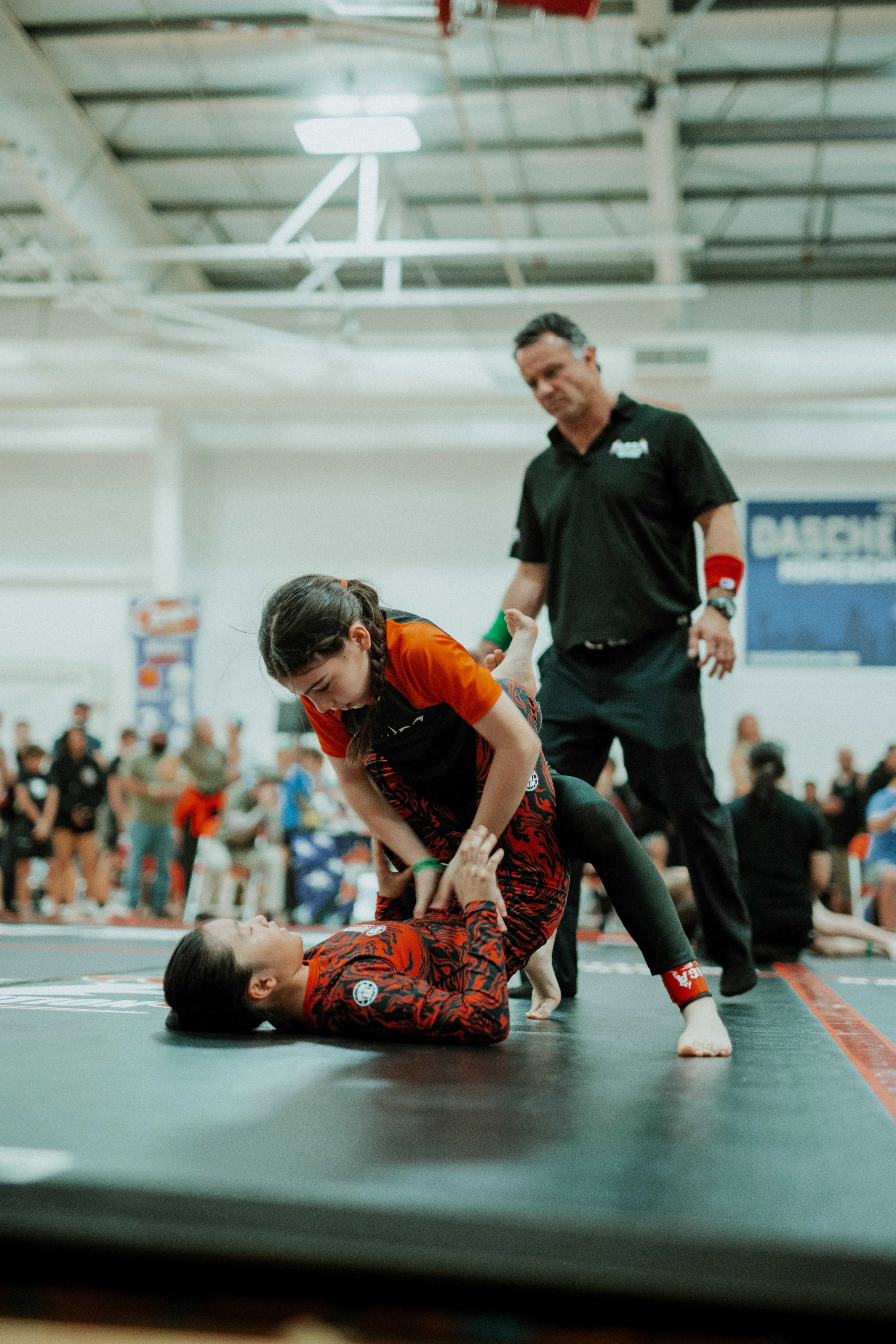 BJJ class drilling