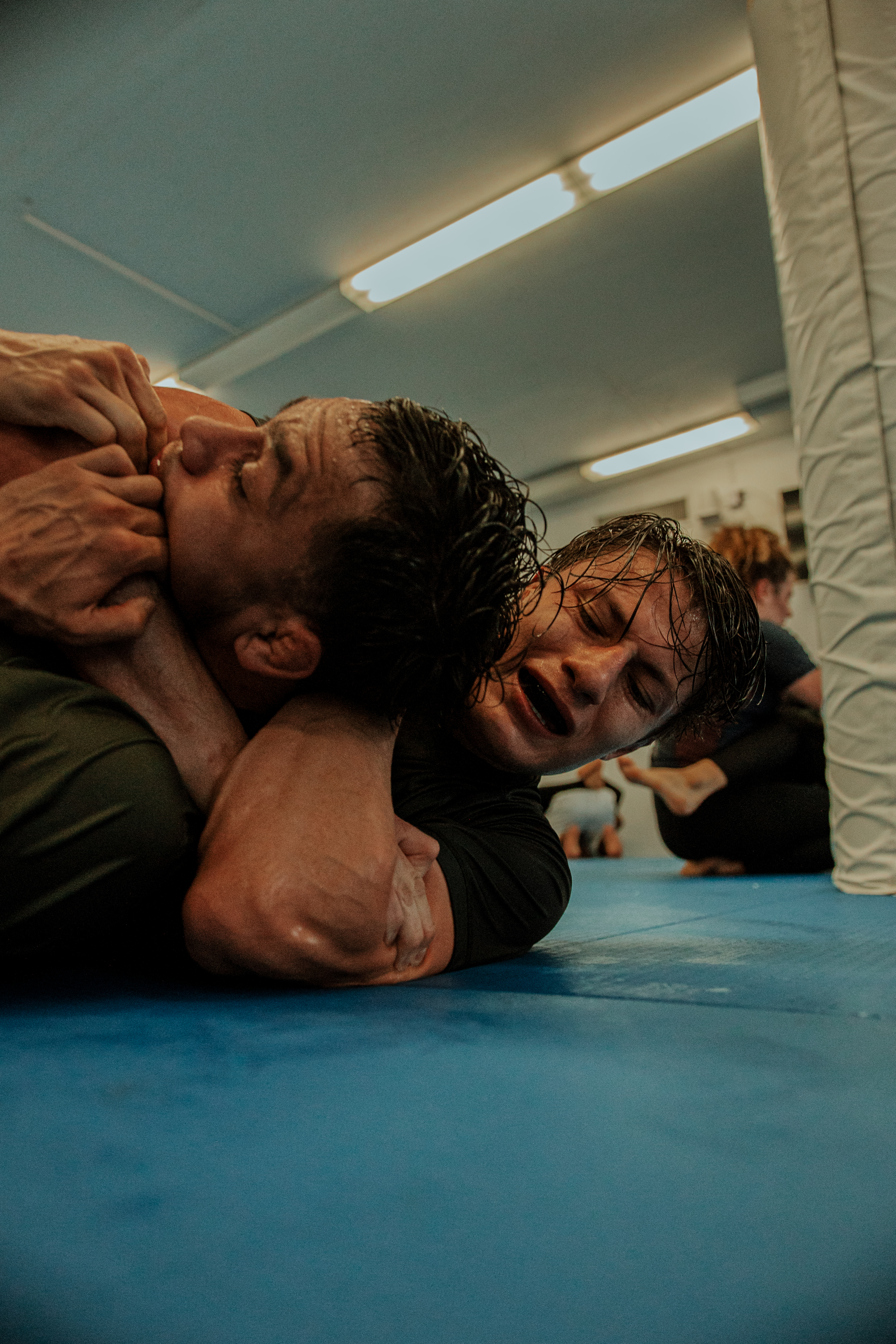 No-Gi grappling, securing a tight control during live training at Vasquez Jiu-Jitsu