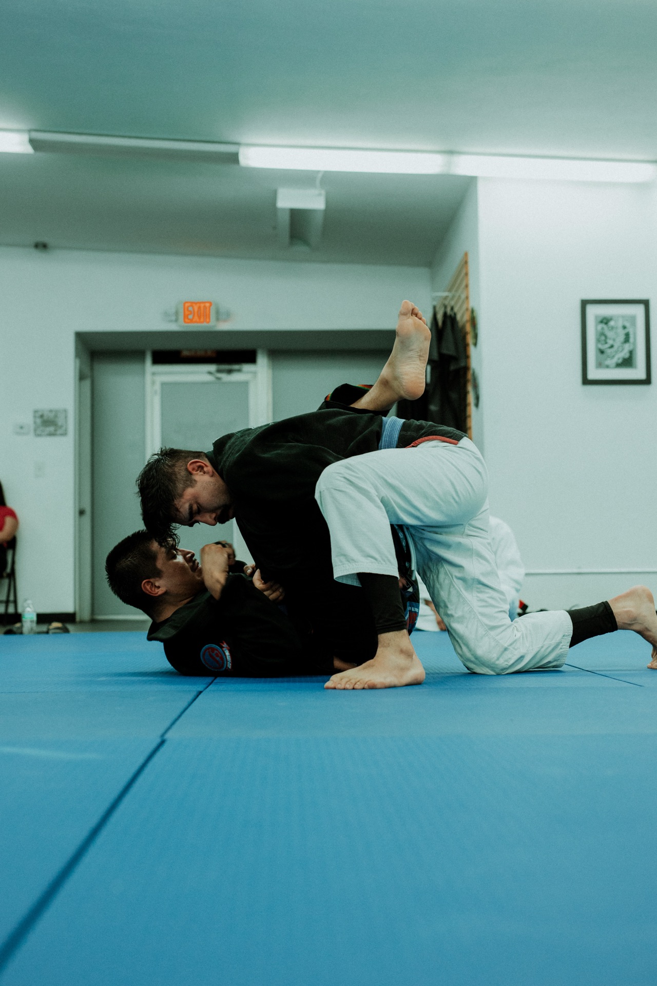 Vasquez Jiu-Jitsu students training Brazilian Jiu-Jitsu in Grand Prairie, Texas