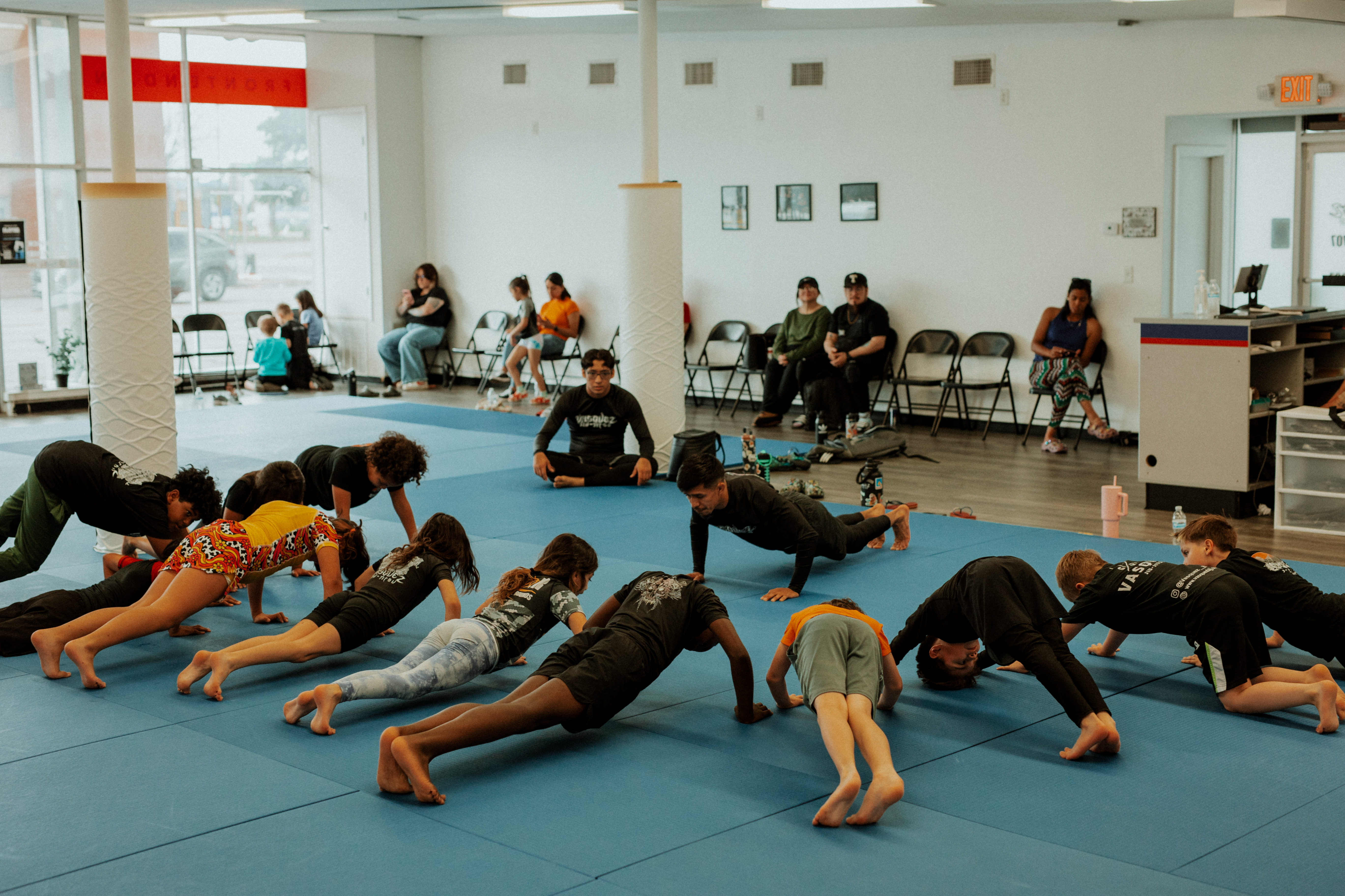 Youth Brazilian Jiu-Jitsu kids class at Vasquez Jiu-Jitsu